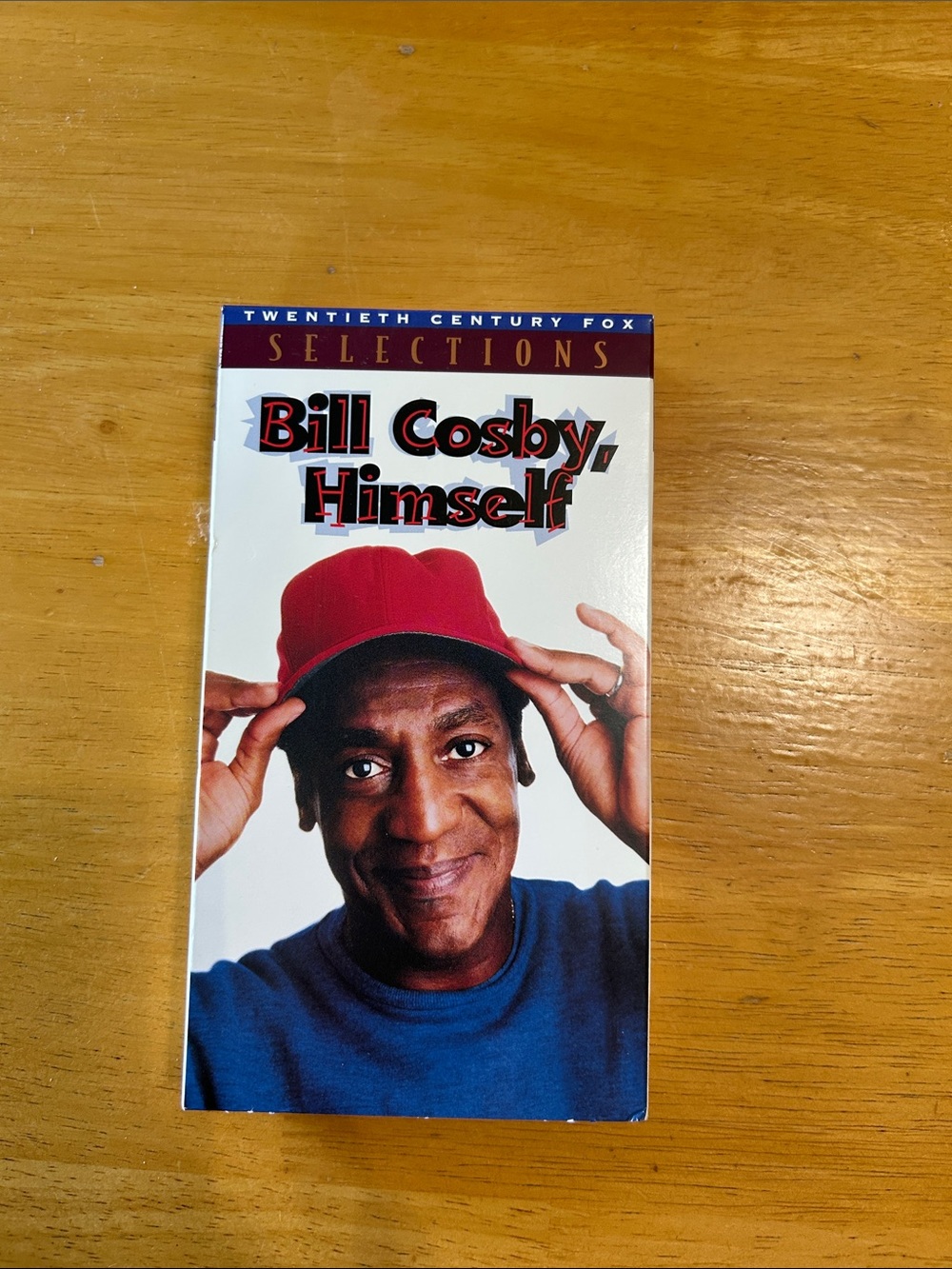 Stand-Up Comedy VHS Featuring Red Cap and Blue Shirt